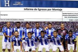 Te mostamos el desgloce de los gastos de la Selección de Honduras en el repechaje contra .