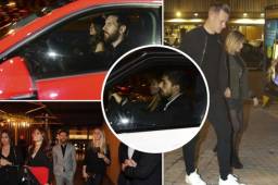 La plantilla y directiva del FC Barcelona ha celebrado el título de Liga en un lujoso hotel de la ciudad donde han estado presente las estrellas junto a sus esposas. Vean el look utilizado por Shakira.