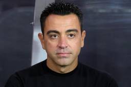 Xavi Hernández durante el clásico donde el Barcelona venció al Real Madrid en Las Vegas.