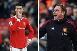 Entre Cristiano Ronaldo y el entrenador del Manchester United hay mucha tensión.