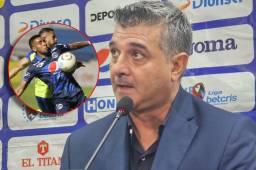 Diego Vázquez en conferencia tras el empate de Motagua 2-2 Potros en el inicio del Clausura 2024.