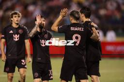 Olimpia fue goleado por el Inter Miami de Leo Messi en el Estadio Olímpico. FOTO: Mauricio Ayala.