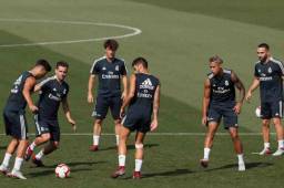 Mariano Díaz entra en su primera convocatoria con el Real Madrid.
