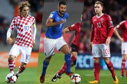 Luka Modric y Croacia jugarán el repechaje en Europa al igual que Italia. Fotos AFP