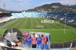 El estadio Nacional de Tegucigalpa estará a reventar tras confirmarse la boletería agotada para la gran final entre Olimpia y Motagua. Foto DIEZ: Mauricio Ayala