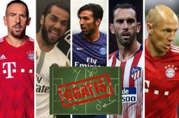 Muchos jugadores terminan contrato en verano y ya son libres para negociar con cualquier club. Con ellos se podría formar un once con el que soñarían muchos equipos.