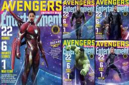 La revista Entertainment Weekly reveló 15 portadas oficiales de la película de Marvel, Averngers: Infinity War.