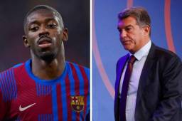 Joan Laporta espera que Ousmane Dembelé cambie de decisión y renueve con el club.