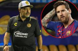 Maradona aseguró que sus palabras no eran dirigidas para Messi y que comparte una gran amistad con su compatriota.