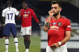 Bruno Fernandes le dio el empate al Manchester United en los últimos diez minutos del partido.