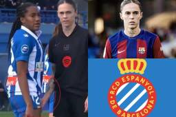 Mapi León, jugadora del FC Barcelona se ha visto envuelta en polémica por su acción ante Daniela Caracas.