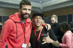 Desde que llegó al Barcelona, Neymar se convirtió en inseparable de Gerard Piqué quien se despidió de forma emotiva este día del brasileño. Foto cortesía