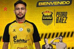 Pedro Baez llega desde Guatemala para defender los colores aurinegros del Real España.