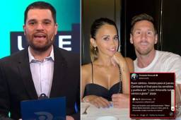 Fernando Petrocelli escribió una repudiable mensaje contra Antonela en la previa del Venezuela-Argentina.