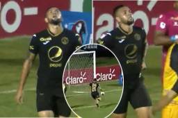 ¿Qué le pasa a los delanteros de Motagua? Increíble fallo de José Villafranca ante Real España