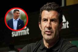 Luis Figo no escondió su deseo de seguir viendo a CR7 en el Real Madrid.