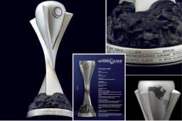 El trofeo de la Nations League que se le entregará al primer campeón el 6-Junio