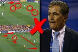 Jorge Luis Pinto insistió con una infructífera línea de cinco que al final le costó la eliminación.