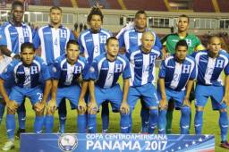 Este fue el equipo titular de Honduras frente a Costa Rica este viernes en el Rommel Fernández.