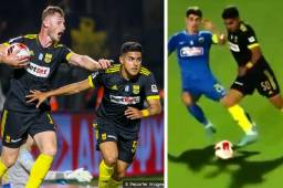 ¡Amague, amague y golazo! Hondureño Luis Palma se luce anotando su segundo gol con el Aris de Grecia