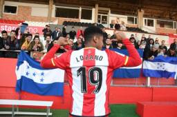 Anthony Lozano espera realizar su debut el domingo cuando Girona enfrente en casa al Athletic de Bilbao.