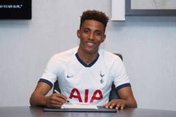 Así ha presentado el Tottenham a su nuevo jugador, el portugués Gedson Fernandes.