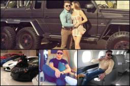 Saúl Álvarez presume mediante sus redes sociales todos los lujos que posee como carros, joyas aviones entre otras cosas.