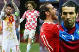 Ramos, Modric, Bale y Buffon son las principales figuras en sus selecciones.