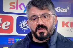 Gattuso se quitó las gafas y el parche para mostrar su enfermedad en plena entrevista en Italia.