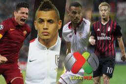 Juan Manuel Iturbe, Ravel Morrison, Timothée Kolodziejczak y Keisuke Honda.