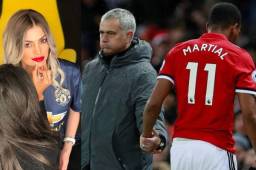 La hermosa mujer de Anthony Martial, Melanie Da Cruz, contó a L'Equipe el 'sufrimiento' que vivió el delantero del Manchester United cuando Mourinho era el técnico.
