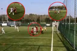 El hijo de CR7 sigue dando ilusionando que sería un crack.