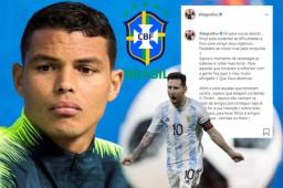 El capitán de Brasil, Thiago Silva, no se guardó nada contra los hinchas cariocas que apoyaron a Argentina y Messi en la final de Copa América.
