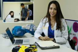 Evelyn Kuthé es la nueva nutricionista que tiene Real España para controlar la dieta alimineticia de sus jugadores.