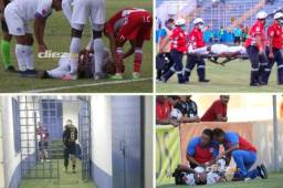El Estadio Nacional sigue teniendo un pésimo terreno de juego y continúa propicionando graves lesiones a jugadores hondureños.