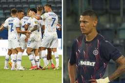 Kervin Arriaga hizo su estreno en un partido de la Champions League con el Partizán de Belgrado.