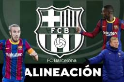 Koeman, entrenador del Barcelona, tiene ahora a un total de ocho jugadores lesionados, por lo que se la jugará con este 11 ante el Sevilla.