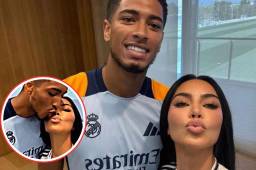 ¿Son novios? El polémico vídeo entre Bellingham y Kim Kardashian dándose un beso tras el triunfo del Real Madrid