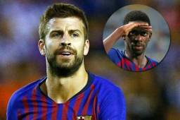 Piqué se refirió a Dembélé y dice que le tienen que ayudar por su indisciplina.