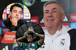 Carlo Ancelotti pasó por rueda de prensa y habló de Xavi y la situación que vive en Barcelona. También tuvo un consejo para Endrick.