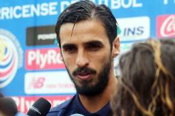 Bryan Ruiz ofreció este miércoles una conferencia de prensa previo al entrenamiento de Costa Rica. Robert Vindas - Diez