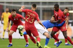Portugal e Italia no pasaron del empate en Milán, en juego por la Liga de Naciones.