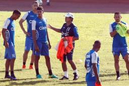 Jorge Luis Pinto ya tiene su once para enfrentar a Nicaragua. El técnico de Honduras dice que habrá rotaciones en el torneo por la cercanía de partidos. Foto Delmer Martínez
