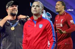 Klopp, Alex Morgan y Van Dijk son finalistas en sus respectivas categorías para los Premios The Best.