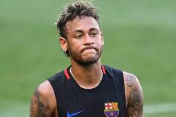 Neymar en uno de los entrenamientos que realizó el Barcelona en su gira por Estados Unidos.