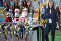 La belleza se hizo presente en el estadio Nacional para apoyar a los azules. Aficionadas, modelos y hasta Isabel Zambrano robaron suspiros.