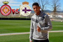 El delantero hondureño Choco Lozano va en la búsqueda de una nueva anotación este viernes que el Girona se enfrenta al Deportivo La Coruña.