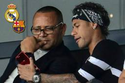 El papá de Neymar siguió en redes sociales a Sergio Ramos, capitán del Real Madrid.