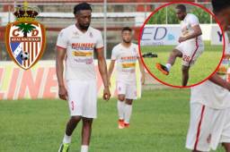 El zaguero hondureño Jhonny Palacios se integró junto a su hermano, Wilson a los entrenamientos del Real Sociedad de Tocoa. Fotos cortesía