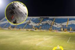 El estadio Morazán se vio casi vacío en el juego de Real España ante UPN.